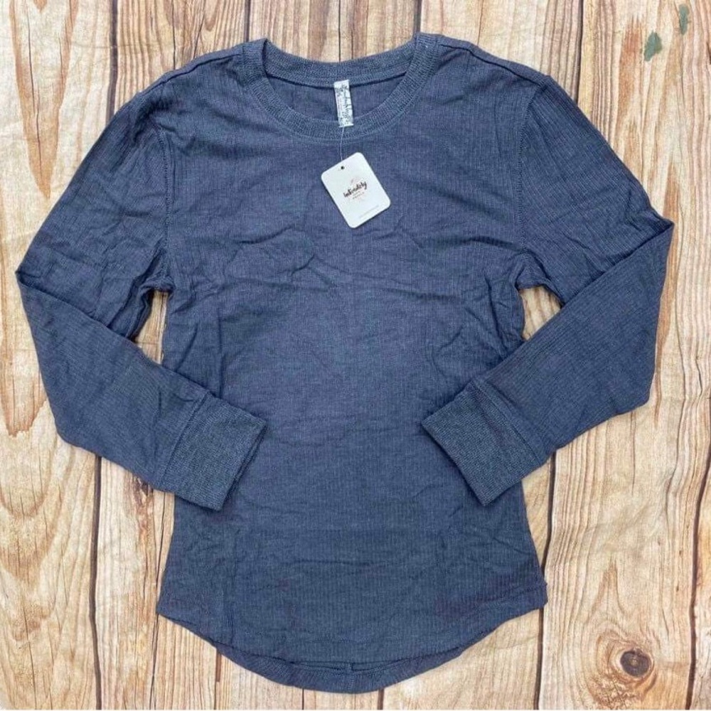 Free People Intimately Gray Layering Top Size XS NWT